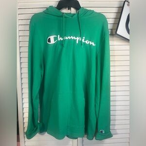 CHAMPION Vibrant Green Pullover Hoodie- ready for the Holiday!